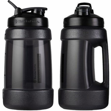 BlenderBottle Hydration Extra Large Koda Water Jug, 2,2-Liter, Black