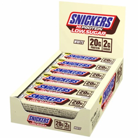 Snickers LOW SUGAR Protein bar, 57gx12 stk WHITE
