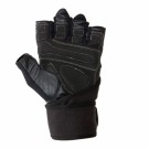 Dallas Wrist Wrap Gloves Black thumbnail
