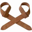 ADJUSTABLE LEATHER LIFTING STRAPS, BROWN STRONG, TOMMI NUTRITION thumbnail