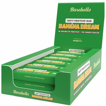 Barebells Soft Protein Bar,12x55g, Banana Dream