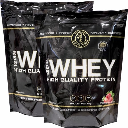 2 x 100% Whey High quality Protein 1000g, Utsolgt