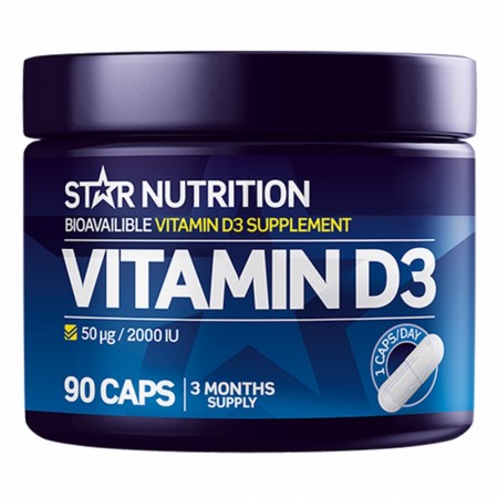 Vitamin D3 90 kapsler, Star Nutrition