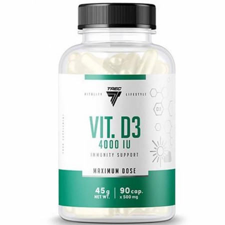 VITAMIN D3 4000 IU, 90cap, Trec Nutrition