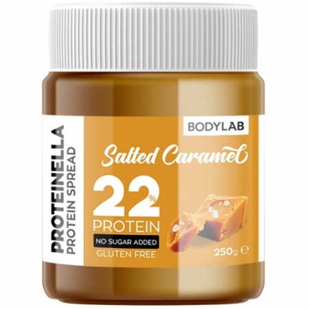 Bodylab Proteinella Salted Caramel 250g, Datovarer 10/2022 - Priskupp 