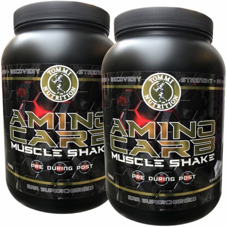 2 x Aminocarb Muscle Shake 1200g