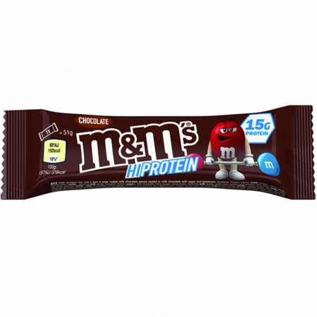 M&M´S PROTEIN BAR 51G, Chocolate, Mars Wrigley