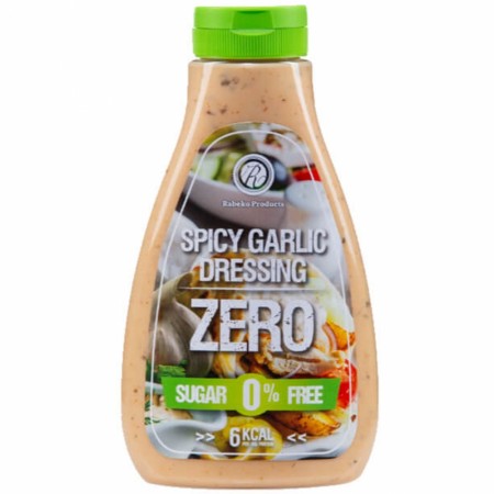 Spicy Garlic Zero Dressing 425ml, Rabeko