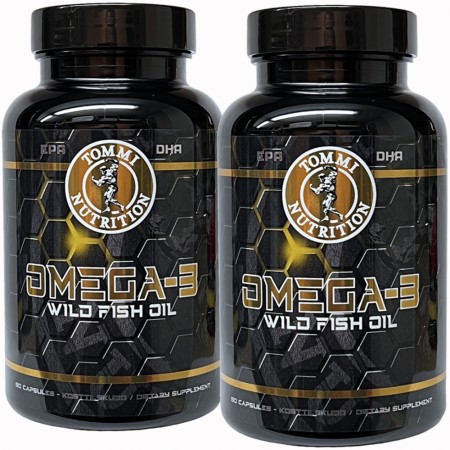 2 x OMEGA-3 WILD FISH OIL, HIGH CONCENTRATE 90 CAPS