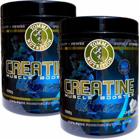 2 X Creatine Muscle Booster 500g - 100% Monohydrate