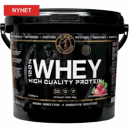 100% Whey High quality Protein 2722g Strawberry Dream Utsolgt