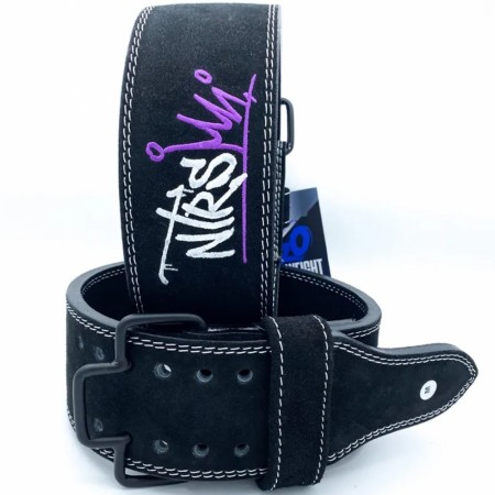 NTRS Weight Lifting Belt, black / purple