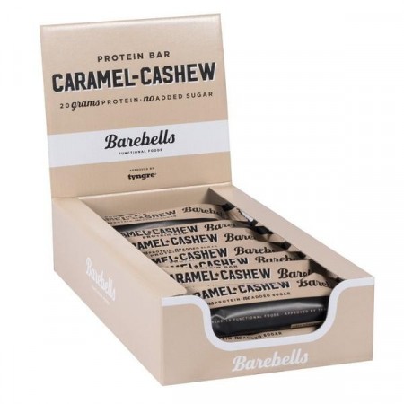 Barebells Protein Bar Caramel Cashew 55g x 12stk
