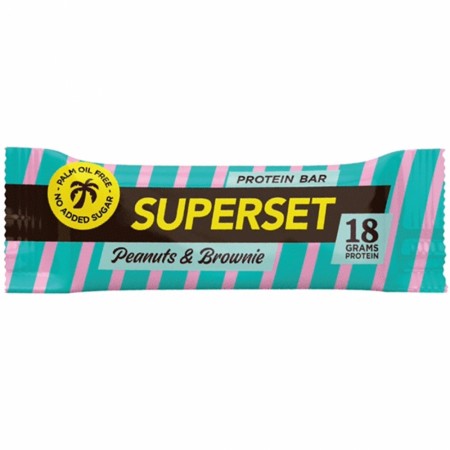 Superset Protein Bar 55g, Peanut & Brownie - Superset