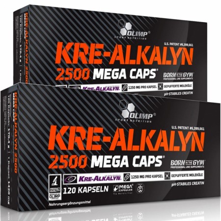 2 X OLIMP KRE-ALKALYN® 2500 MEGA CAPS® 120 KAPSLER