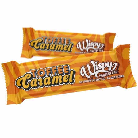 Wispy Protein Bar Toffee Caramel 55g