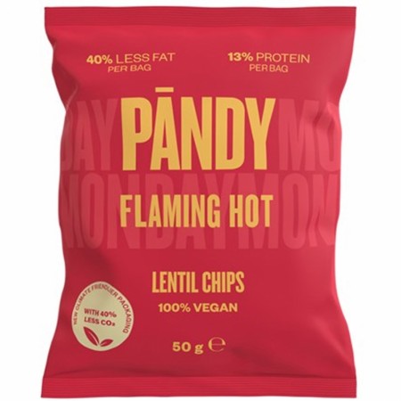  Pandy Lentil Sticks 50g, Flaming Hot, smaksfavoritt - BF: 19/02