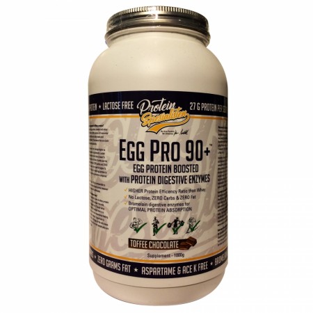 EGG PRO 90+ TOFFEE CHOCOLATE - 1KG 